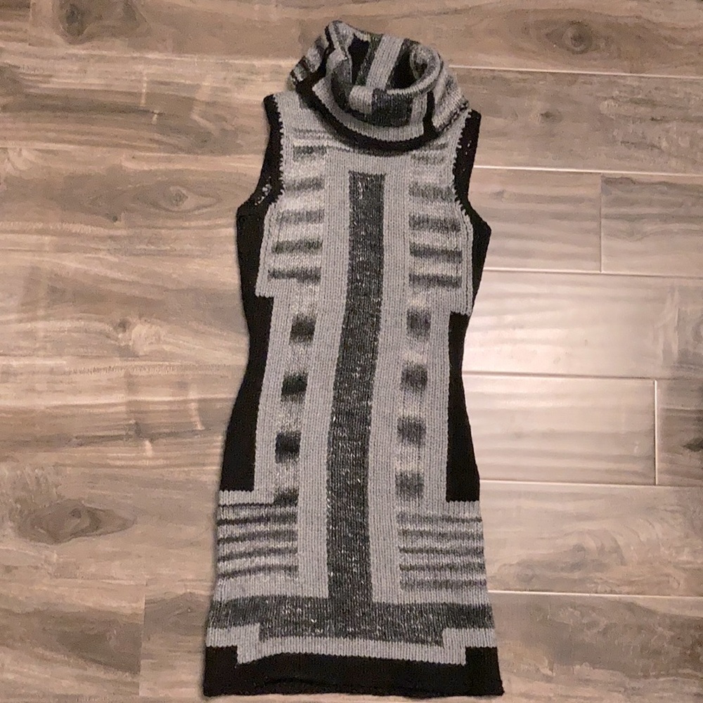 Knit Sleeveless Sweater Dress